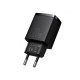 Зарядний пристрій - Baseus, Compact Quick Charger, 20W Black