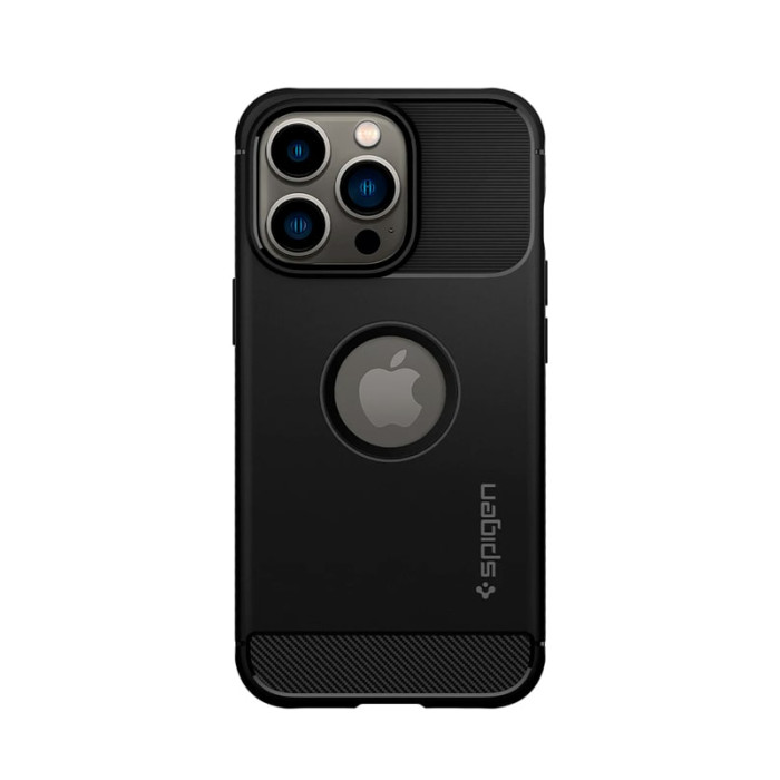 Чохол для iPhone 13 Pro - Spigen Armor Rugged, Matte Black