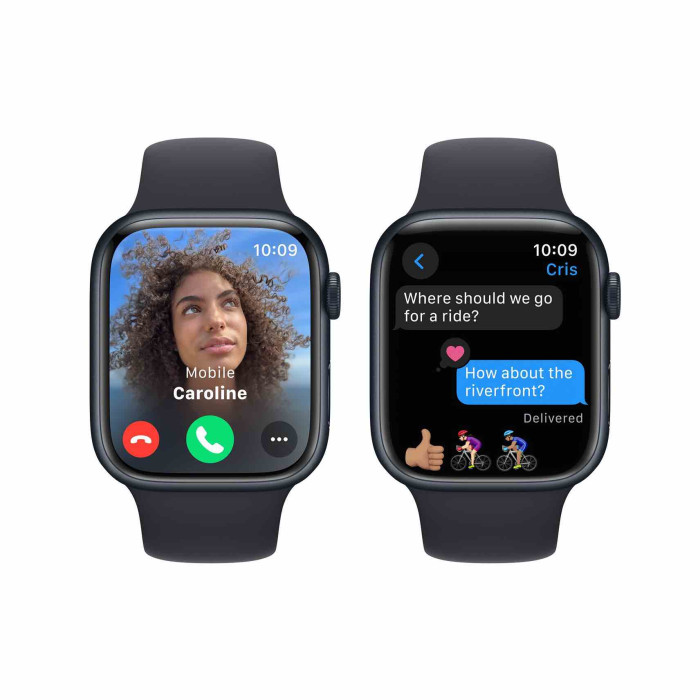Apple Watch S9 45mm Midnight, Midnight Sport Band (M/L) LTE