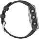 Смарт-годинник Garmin Fenix E 47mm AMOLED Stainless Steel with Black Silicone Band