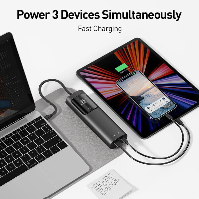 Додатковий аккумулятор iWalk 20000mAh Tanker Black