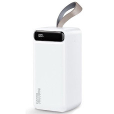 Додатковий аккумулятор Wekome 50000mAh Minre Digital Display Power Bank White
