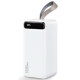 Додатковий аккумулятор Wekome 50000mAh Minre Digital Display Power Bank White