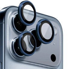 Захисне скло камери для iPhone 17 Pro / 17 Pro Max - Blueo, Sapphire Crystal, Blue