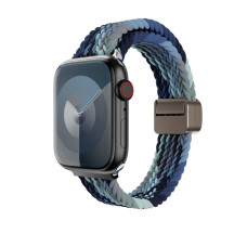 Ремінець для Apple Watch - 42/44/45/46/49mm, Swictheasy Candy Braided Nylon Loop, Ocean Blue