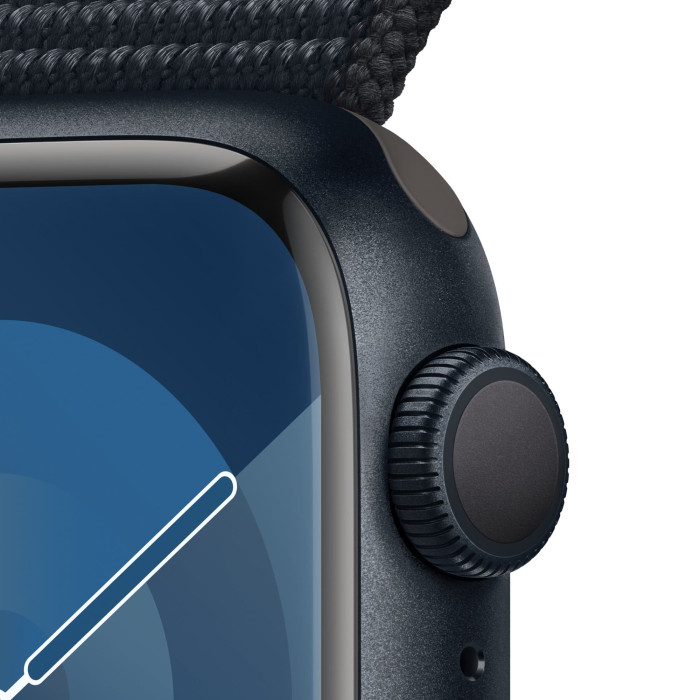 Apple Watch S9 45mm Midnight, Midnight Sport Loop Як новий