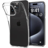 Чохол для iPhone 15 Pro - Spigen Liquid Crystal, Crystal Clear