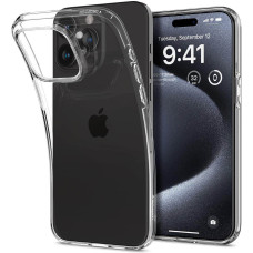 Чохол для iPhone 15 Pro - Spigen Liquid Crystal, Crystal Clear