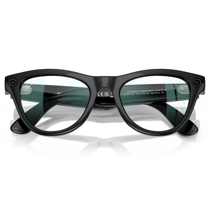 Смарт-окуляри Ray-Ban Meta Skyler Gen 2 Standard Shiny Black Frame Clear Lenses s52