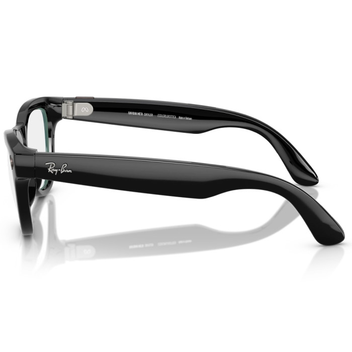 Смарт-окуляри Ray-Ban Meta Skyler Gen 2 Standard Shiny Black Frame Clear Lenses s52