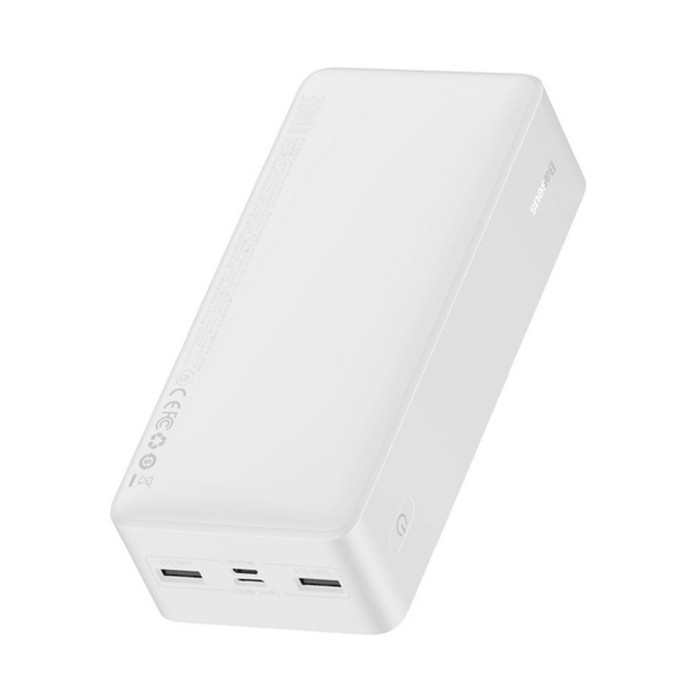 Додатковий аккумулятор Baseus 30000mAh Bipow 20W 3A White