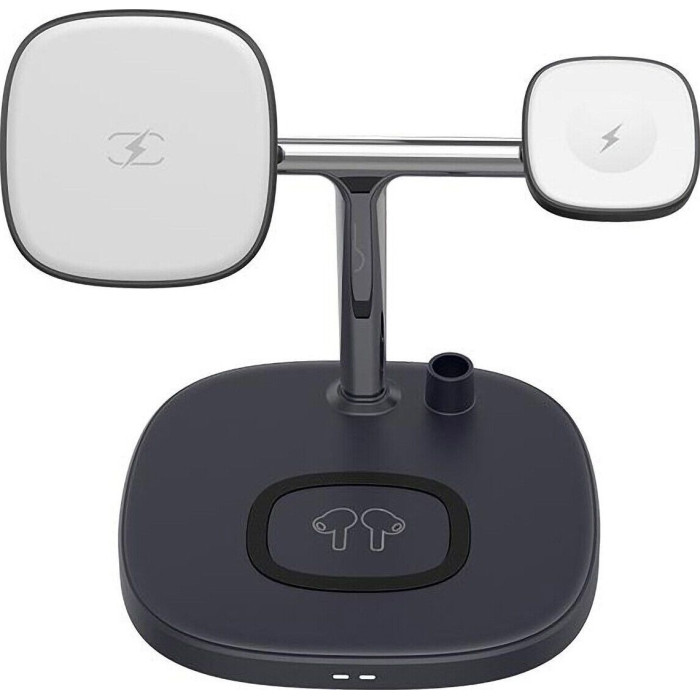 Бездротова зарядна станція - Choetech Qi 4-in-1 Magsafe Wireless Charger
