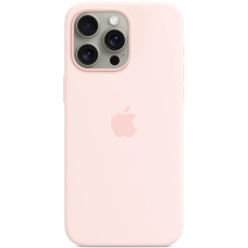 Чохол для iPhone 15 Pro Max - Silicone MagSafe, Chalk Pink (HC)
