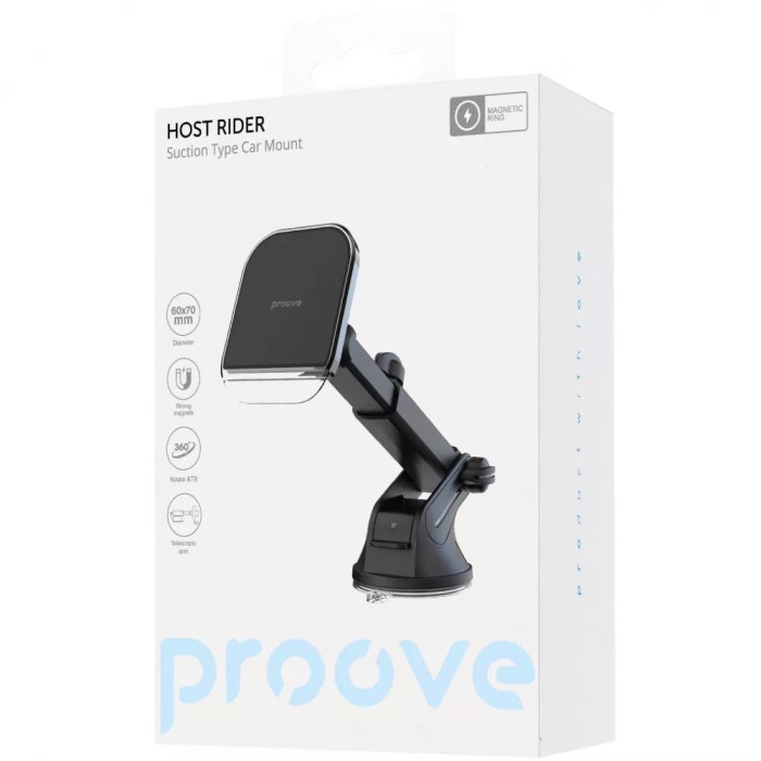 Тримач Proove Host Rider Suction Magnetic Black