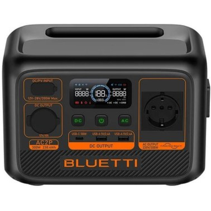 Зарядна станція Bluetti AC2P (230 Вт/г, 300 Вт)