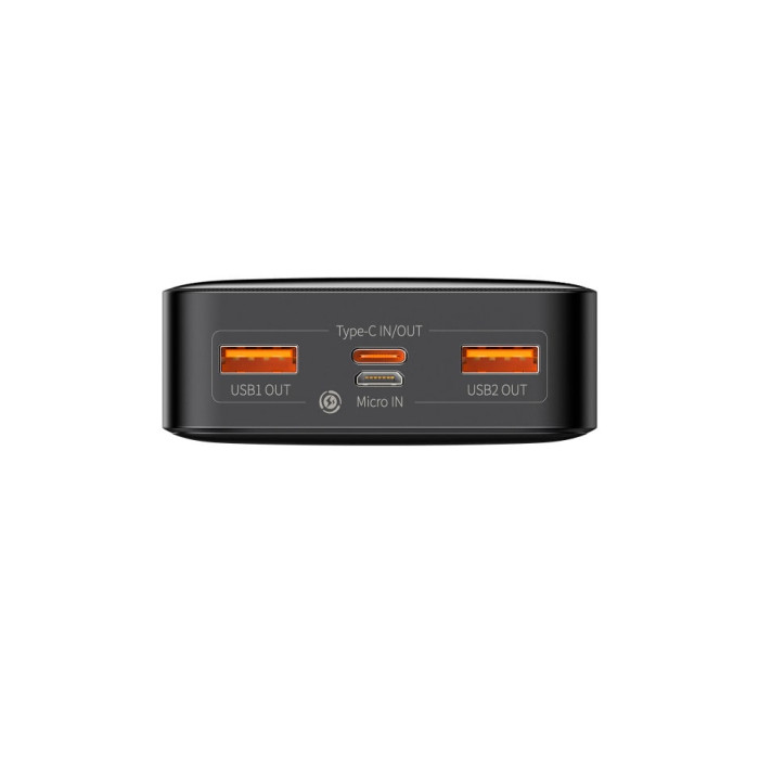 Додатковий аккумулятор Baseus 20000mAh Bipow 15W 2A Black