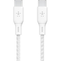 Кабель USB-C to USB-C - Belkin, Braided 100W 2m, White