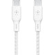 Кабель USB-C to USB-C - Belkin, Braided 100W 2m, White