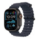 Apple Watch Ultra 2 2024 Black Titanium, Navy Ocean Band, LTE Вживаний (б/в)
