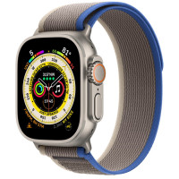 Apple Watch Ultra Titanium, Blue/Gray Trail Loop (S/M), LTE