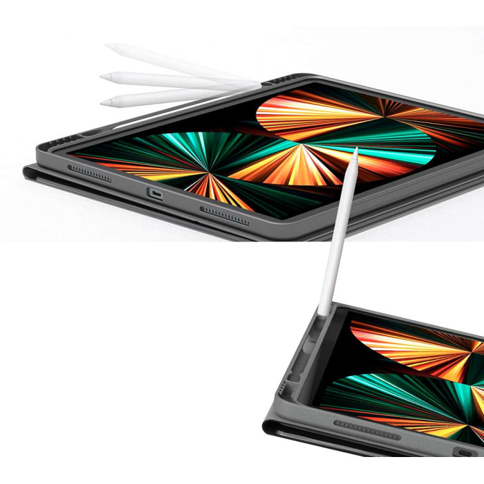 Чохол для iPad Pro 11 (2018-22) / Air 10.9/11 (2020-25) - AmazingThing Opal Meta Case, Dark Grey