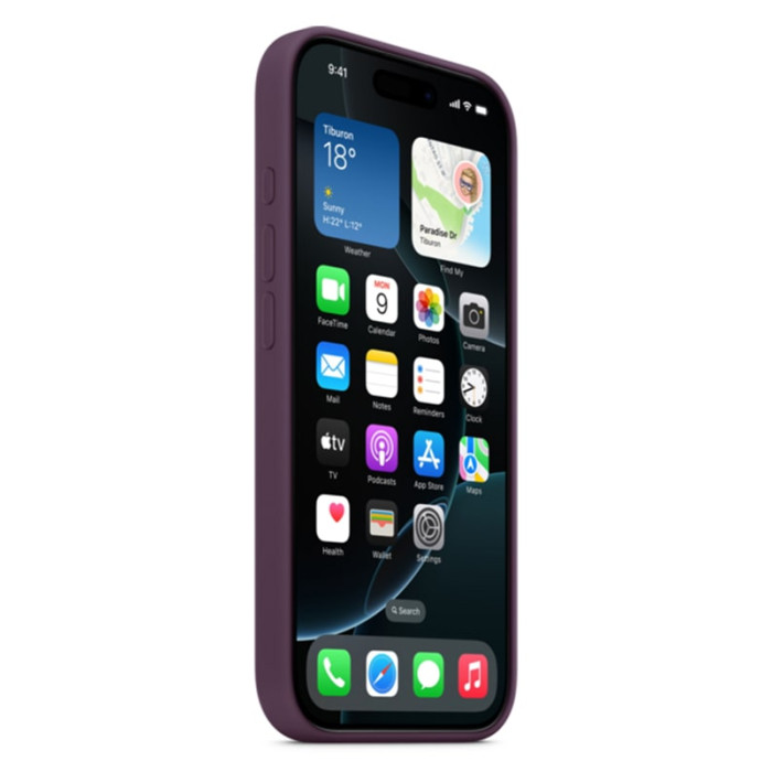 Чохол для iPhone 16 Pro - Silicone MagSafe, Plum (HC)