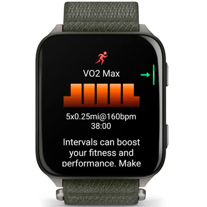 Смарт-годинник Garmin Venu X1 Moss with Titanium Caseback and Moss ComfortFit Nylon Band