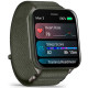 Смарт-годинник Garmin Venu X1 Moss with Titanium Caseback and Moss ComfortFit Nylon Band