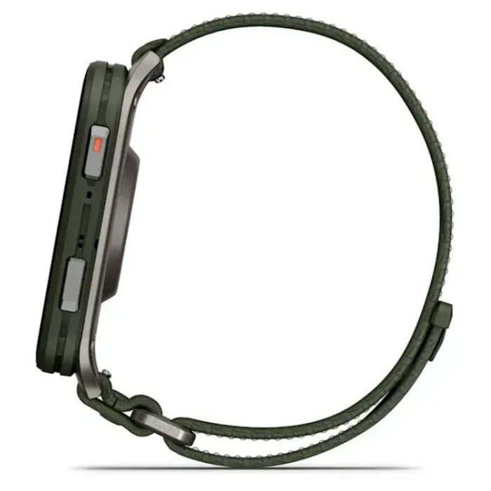 Смарт-годинник Garmin Venu X1 Moss with Titanium Caseback and Moss ComfortFit Nylon Band