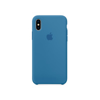 Чохол для iPhone X/Xs - Silicone Case, Denim Blue (HC)