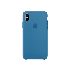 Чохол для iPhone X/Xs - Silicone Case, Denim Blue (HC)