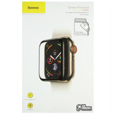 Захисне скло для Apple Watch 42mm - Baseus full Screen Curved Tempered Glass Black