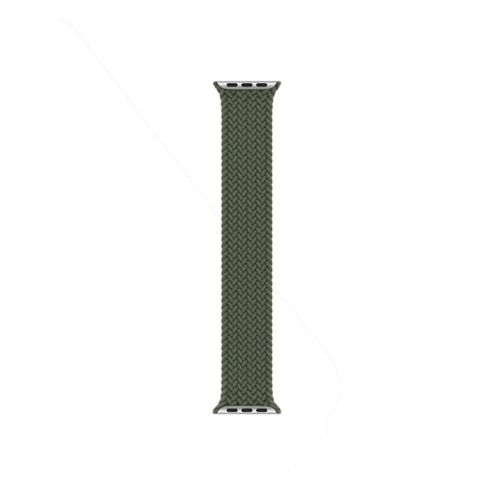 Ремінець для Apple Watch - 38/40/41mm, Braided Solo Loop, Inverness Green (S/130mm)
