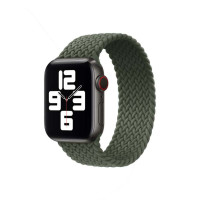 Ремінець для Apple Watch - 38/40/41mm, Braided Solo Loop, Inverness Green (S/130mm)