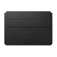 Чохол-накладка для Macbook Pro 16 - Switcheasy EasyStand Leather Sleeve, Black (2021-2023)