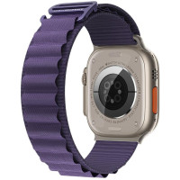 Ремінець для Apple Watch - 42/44/45/46/49mm, AmazingThing Titan Sport Loop, Purple