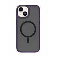 Чохол для iPhone 15 - WIWU Magnetic Stand Series MagSafe, Purple