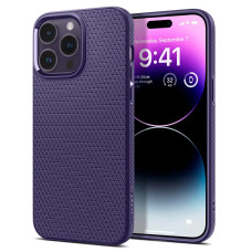 Чохол для iPhone 14 Pro Max - Spigen Liquid Air, Deep Purple