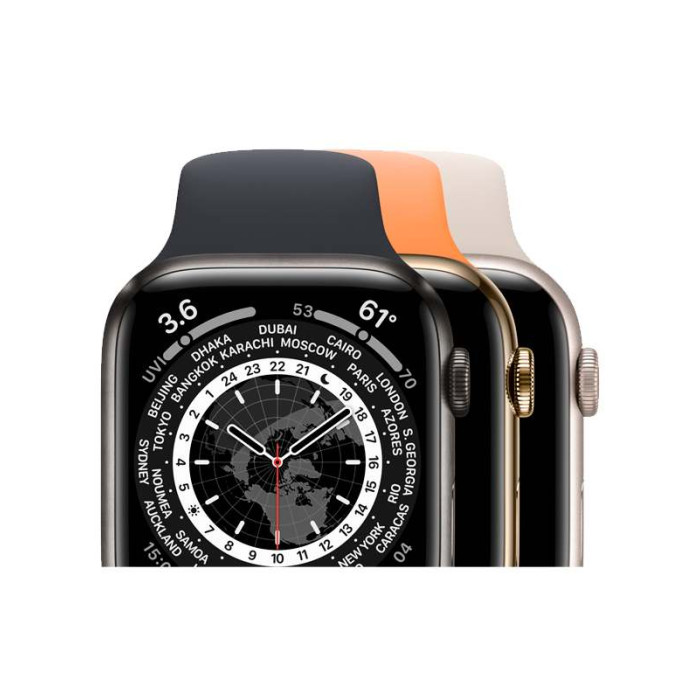 Apple Watch S7 45mm Midnight, Midnight Sport Band