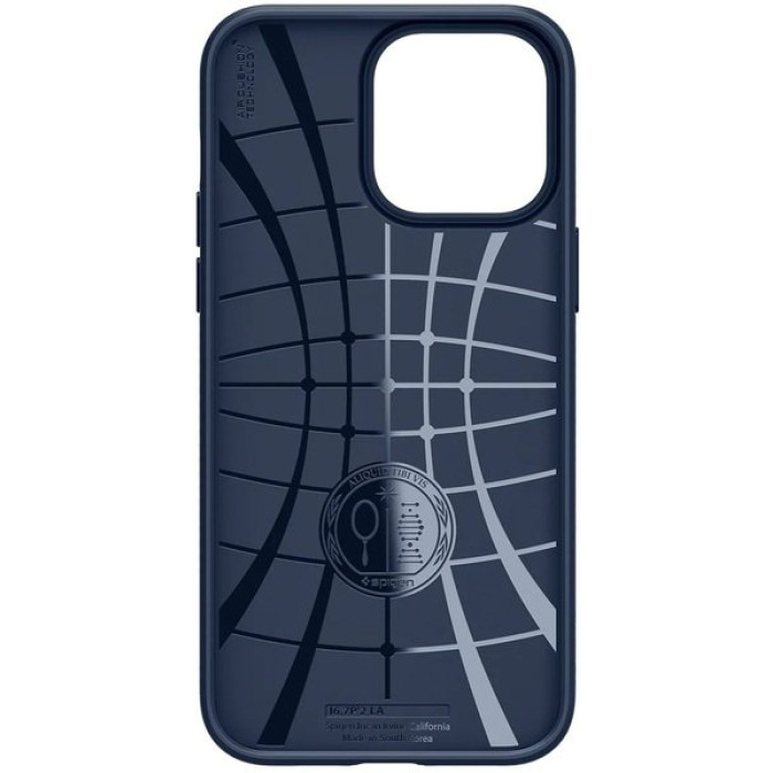 Чохол для iPhone 14 Pro - Spigen Liquid Air, Navy Blue