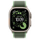 Apple Watch Ultra 3 Natural Titanium, Green/Neon Trail Loo, (M/L), LTE