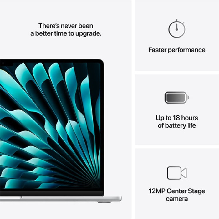 Apple Macbook Air 15 / M4 / 24Gb / 512Gb / Silver (2025)