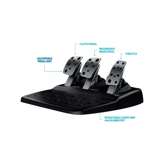 Комплект (кepмo + педалі) Logitech G920 Driving Force Black