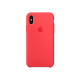 Чохол для iPhone X/Xs - Silicone, Red Raspberry (HC)