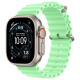 Apple Watch Ultra 3 Natural Titanium, Neon Green Ocean Band, LTE