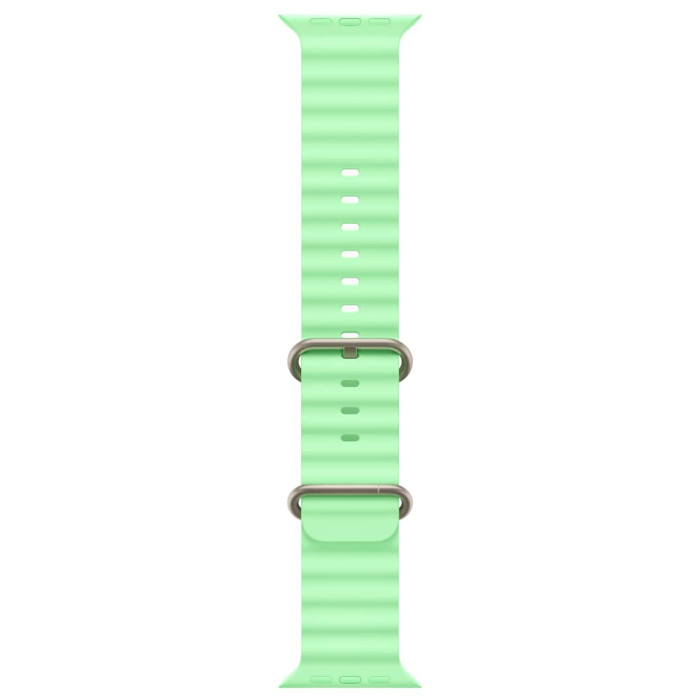 Apple Watch Ultra 3 Natural Titanium, Neon Green Ocean Band, LTE