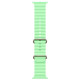 Apple Watch Ultra 3 Natural Titanium, Neon Green Ocean Band, LTE