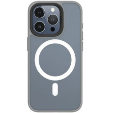 Чохол для iPhone 15 - Blueo Frosted Anti-Drop MagSafe, Grey