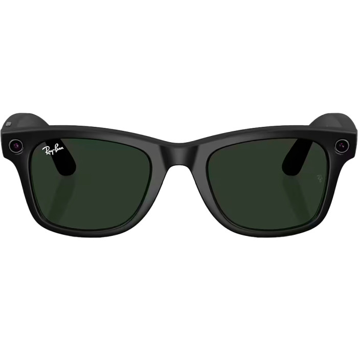 Смарт-окуляри Ray-Ban Meta Wayfarer Mate Black Frame Clear to Graphite Green Transitions S50
