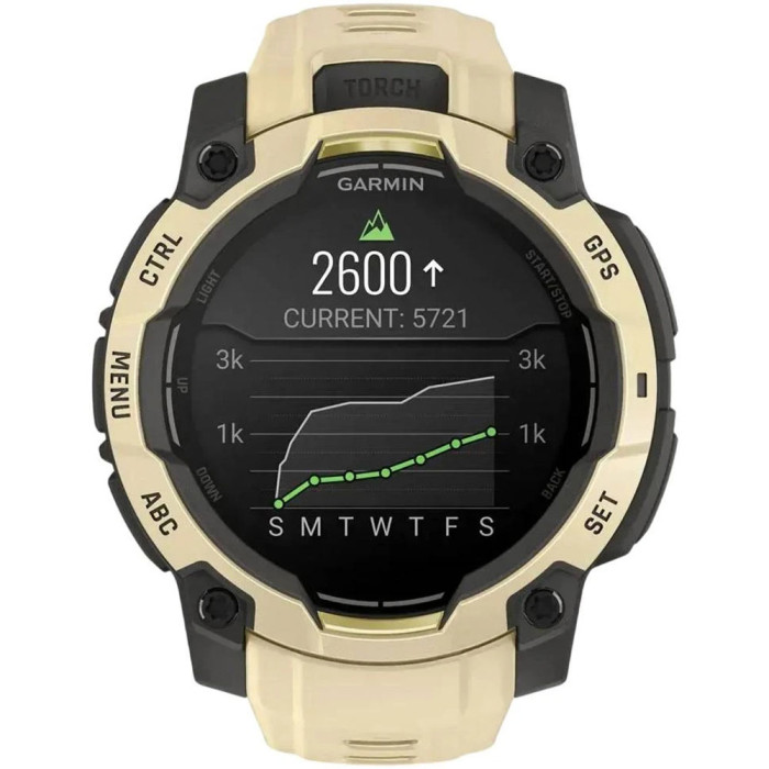 Смарт-годинник Garmin Instinct 3 45mm AMOLED Citrine with Citrine Band